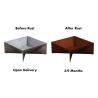 Buy cheap Outdoor Rust Corten Steel Geometric Fire Pit Wood Burning from wholesalers