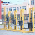 1000kg Hydraulic Manual Pallet Stacker , Material Handling Tools Easy Operation