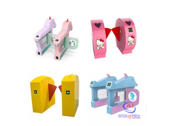 Buy cheap School Kindergarten Swing Barrier Gate bi directional turnstile RFID Card from wholesalers
