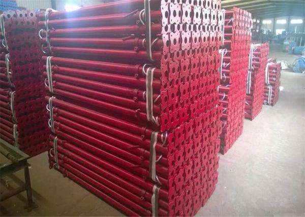 Quality Shoring Scaffolding Steel Props Adjustable Prop Jack Straight Pin Style for sale