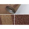 Buy cheap Non - Woven Brown Moistureproof Modern Removable Wallpaper With Dropping Beads from wholesalers