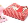 Buy cheap Full Color Printed Handles Pink 12oz Flat Cotton Tote Bags from wholesalers