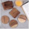 Buy cheap Acacia Wood Coaster - Creative Nordic Style Tableware Durable Wooden Heat Insulation Mat from wholesalers