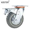 Buy cheap 4inch 5inch 6inch 8inch 350kg Heavy Duty Grey Rubber Free Castor Wheel Thickness 50mm from wholesalers