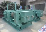 XKP Tyre Recycling Line Double Roller Rubber Tire Grinder 32 RPM Main Shaft