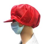 Antistatic ESD Hat 99% Polyester 1% Carbon Fiber For Industrial Workshops