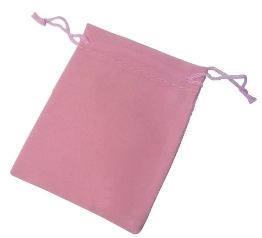 Buy cheap PINK velvet pouch wrapping jewelry from wholesalers