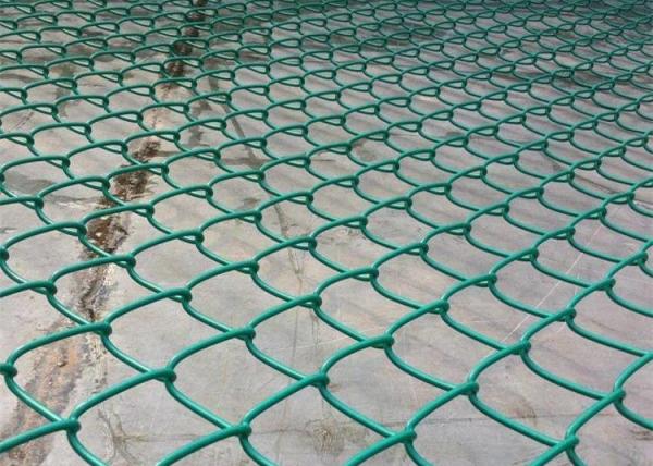 Buy cheap 75x75 mm Wire Security Fence Panels / PVC Chain Link Fence galvanized from wholesalers