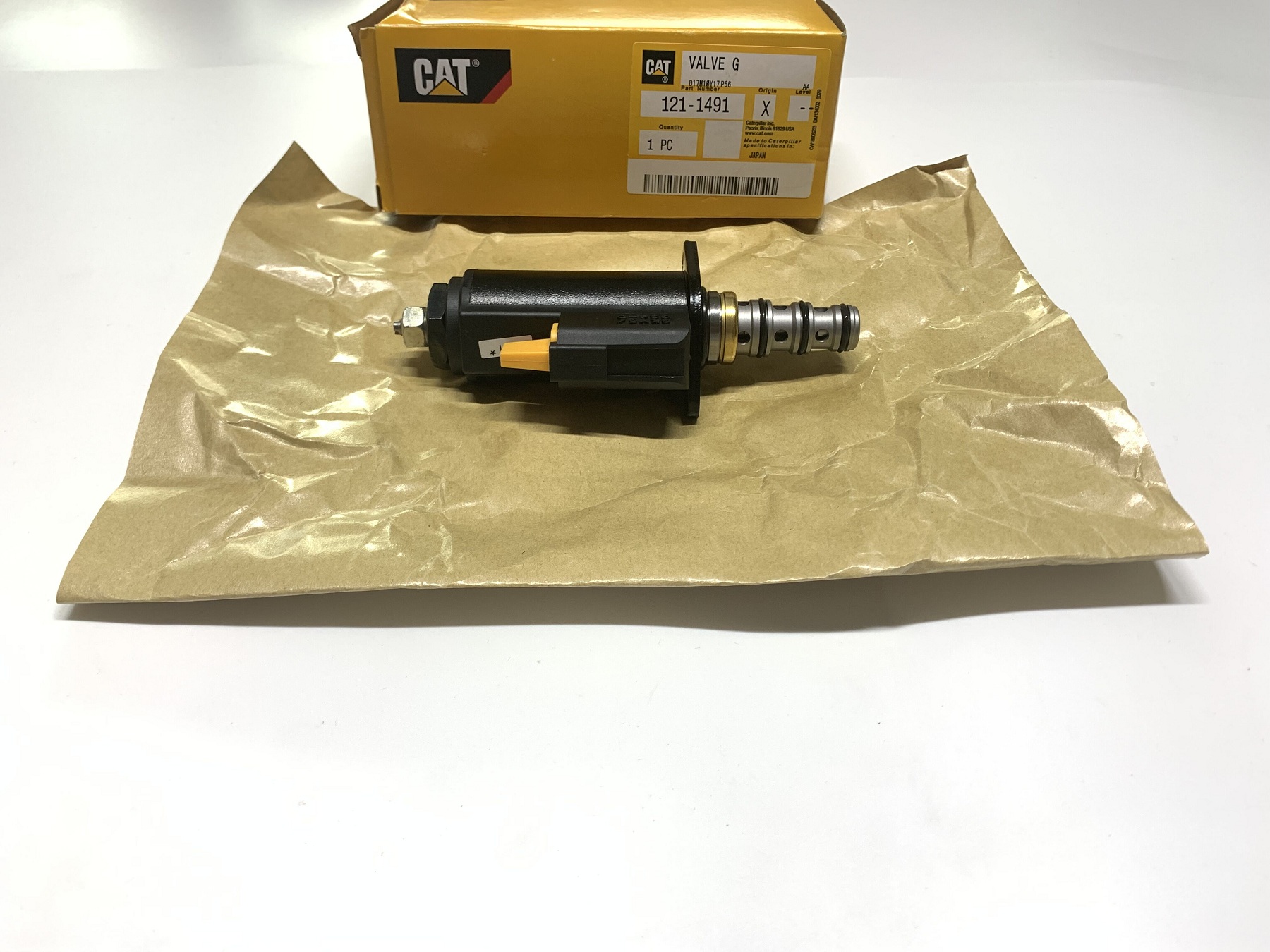 E320B E320C Excavator Hydraulic Pump 1211491 Solenoid Valve 121-1491 Electrical Parts