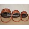 Buy cheap wicker picnic basket wicker fruit basket wicker food basket with handle from wholesalers