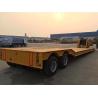 Buy cheap Waterproof Moisture - Proof Lowboy Heavy Equipment Trailers With Steel Mud Guard from wholesalers