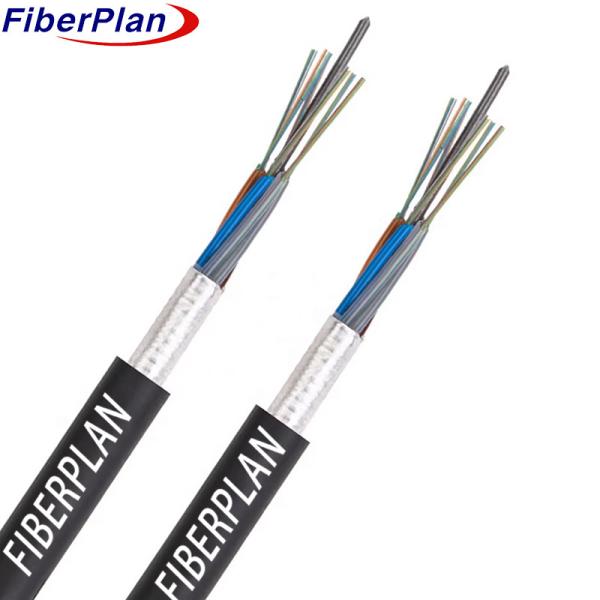 Outdoor Aluminum Tape Duct Armoured Fiber Optic Cable GYTA Performance In Any