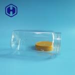 Bulk 670ml Transparent Plastic Packaging Jar Hexagon Wide Mouth PET Food