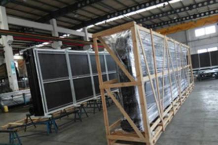 Copper Tube Epoxy Resin Fin Air Dry Coolers Power Plant Radiator