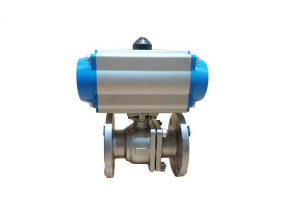 Buy cheap SS316 50A Full Port Pneumatic Actuated Ball Valve from wholesalers
