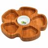 Buy cheap Multifunction Bamboo Serving Tray 5 In 1 Fruit Platter Contemporary Style from wholesalers