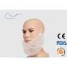 Buy cheap White Color Snood Beard Net , Water Proof PP Surgical Beard Cover 10G from wholesalers