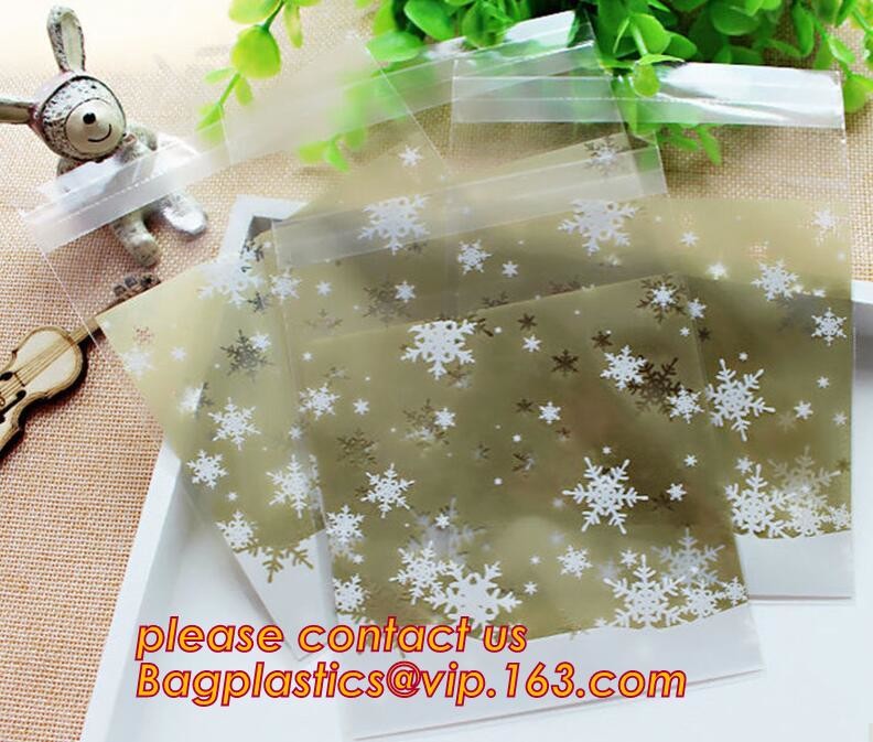 gravure printing halloween party bag, cute design food grade plastic cookie packing,halloween shrink cello treat bags fo