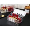 Buy cheap Clear Cosmetic Acrylic Display Box , Lipstick Acrylic Makeup Storage Turn Over Design from wholesalers