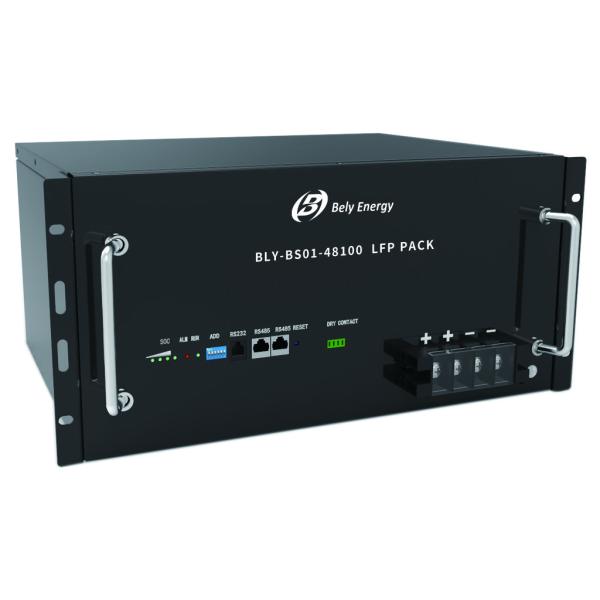Buy cheap CAN RS485 Communication LiFePO4 Telecom Battery Bank 48V 100Ah With LCD from wholesalers