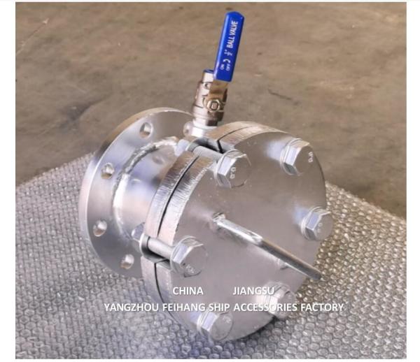 Oil And Sewage International Shore Connection With Exhaust Valve AS10065 CB
