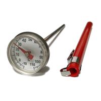 Buy cheap Stainless Small Dial Pocket Milk Frothing Thermometer With Magnifying Lens product