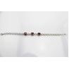 Buy cheap 925 Sterling Silver Created Garnet CZ Diamonds Link Tennis Bracelet (H10) from wholesalers