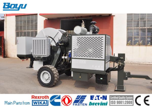 Quality Hydraulic Tensioner 2x45kN Overhead Line Stringing Equipment for Twin Bundled Conductors Cummins Engine for sale