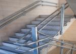 Silver Color Stainless Steel Railing For Protection Personal Safety GB Approved