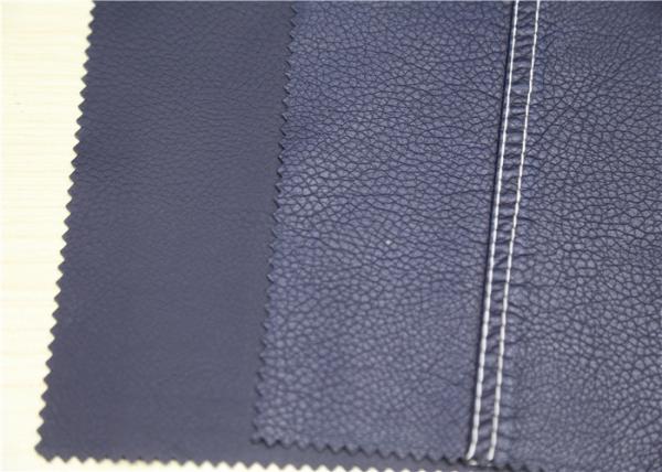 Buy cheap Durable PU Coated Leather Anti - Mildew , Polyurethane Faux Leather Fabric from wholesalers