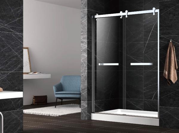 Buy cheap Hinge tempered glass shower doors,unique hinge shower door,tempered shower enclosure from wholesalers