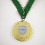 3D Carnival Celebration Medal Zinc Alloy With Sandblasted Back And Golden Border