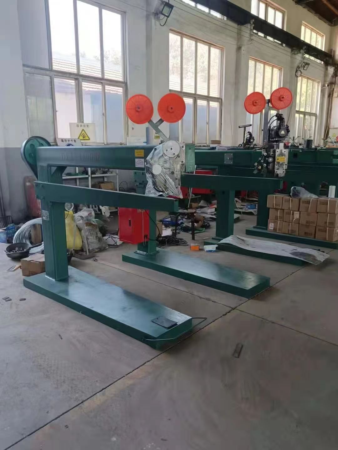 5500 KG Weight Double Servo Manual Box Stitching Machine for Corrugated Carton Boxes