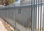 Galvanised 3.6m High Steel Security Fence Panels Rounded Top