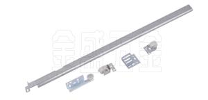 Buy cheap Side Installation Dresser Drawer Rails / Cabinet Drawer Tracks High Rigidity from wholesalers