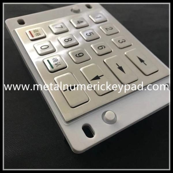 Buy cheap RS232 4X4 Matrix Metal Stainless Steel Keypad 0.45mm Key Travel from wholesalers