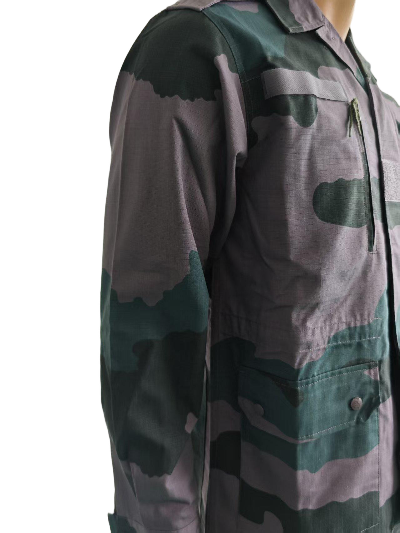 Breathable and Abrasion Resistant French Military Uniform Set in Stealth Purple F1 Combat System for Comfort and Protection