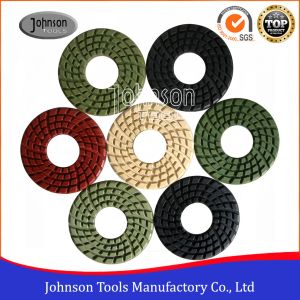 Buy cheap Good Flexibility 4 Inch Diamond Stone Polishing Pads With Big Center Hole from wholesalers
