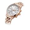 Buy cheap Round Shaped Large Dial Womens Fashion Watch , Rose Gold Waterproof Watch from wholesalers
