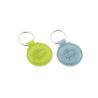 Buy cheap Debossing Logo PU Leather Key Chains Holder Round 6.5mm Thickness from wholesalers