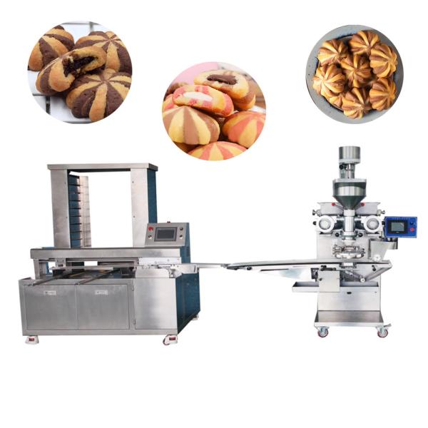 Buy cheap PLC Control Chocolate Filling Cookie Production Line Equipment from wholesalers