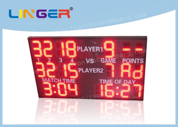 Buy cheap Long View Distance Electronic Tennis Scoreboard , Tennis Court Scoreboard 12'' Inch from wholesalers