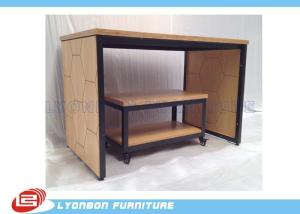 Wholesale Eco Friendly Durable MDF Metal Display Tables With LOGO Sticker ISO Certificate from china suppliers