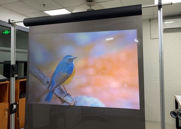Quality Clear Transparent Holographic Screen , Holoscreen 100 Microns For Display / Store for sale