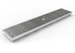 No Noise Stainless Steel Trench Drains , Stainless Steel Stormwater Grates Low