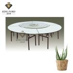 OEM ODM Hotel Banquet Table 30*30*1.2mm Iron Powder Coated Dining Table