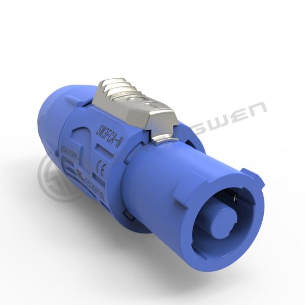 Buy cheap Stable Circular Power Connector 3 Pin Male Powercon for Indoor from wholesalers