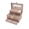 Buy cheap Custom Logo Lotus Root Pink Color Jewelry Cases For Women from wholesalers