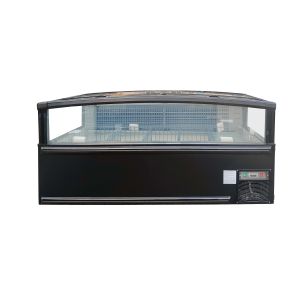 Commercial Chest Freezer With Static Cooling System Equipped With Low-E Sliding