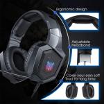 50mm Onikuma K8 RGB Gaming Headset For PS XBOX PC Laptop